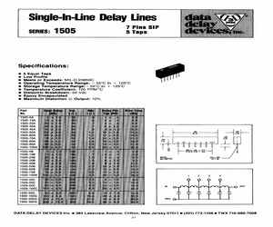 1505 SERIES SINGLE-IN-LINE DELAY LINES.pdf