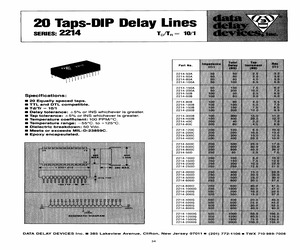 2214 SERIES 20 TAPS-DIP DELAY LINES.pdf