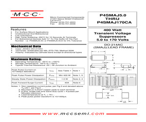 P4SMAJ40CA.pdf
