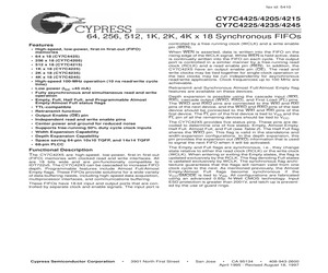 CY7C4425-10JC.pdf